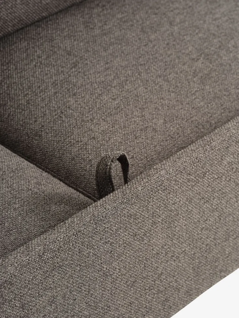 Hot LYSTRUPSofá cama LYSTRUP 2 plazas tela gris oscuro Sofás Cama|Sofás Cama