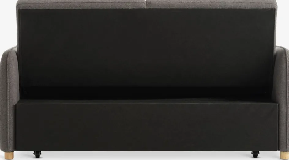 Hot LYSTRUPSofá cama LYSTRUP 2 plazas tela gris oscuro Sofás Cama|Sofás Cama