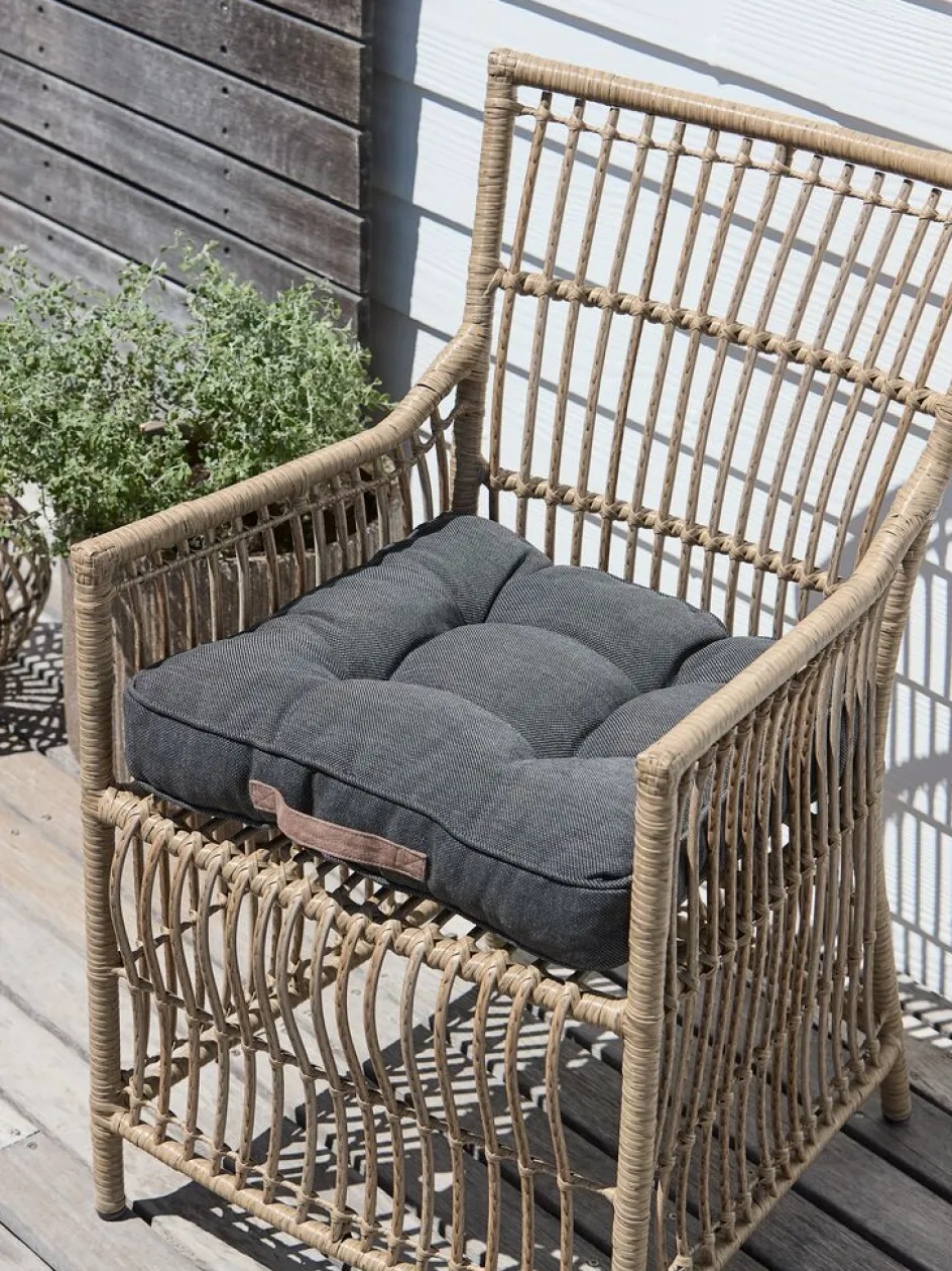 New LYTTESHOLMCojín de jardín para silla LYTTESHOLM gris oscuro Cojines Para Sillas De Jardín