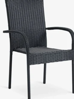 Discount MADERUP + GUDHJEMMesa MADERUP L150 + 4 sillas GUDHJEM negro Conjuntos Mesa Y Sillas De Jardín