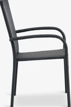 Discount MADERUP + GUDHJEMMesa MADERUP L150 + 4 sillas GUDHJEM negro Conjuntos Mesa Y Sillas De Jardín