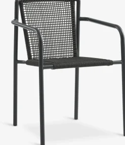 Hot MADERUP + KRISTIANSTADMesa MADERUP L150 negro + 4 sillas KRISTIANSTAD verde Conjuntos Mesa Y Sillas De Jardín