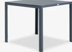 Outlet MADERUP + KRISTIANSTADMesa MADERUP L90 negro + 4 sillas KRISTIANSTAD verde Conjuntos Mesa Y Sillas De Jardín