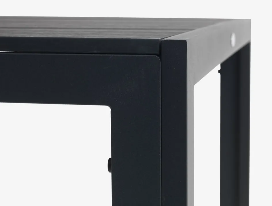 Hot MADERUPMesa de jardín MADERUP A90xL150 negro Mesas De Jardín