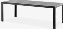 Outlet MADERUPMesa de jardín MADERUP A90xL205 negro Mesas De Jardín
