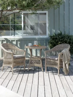 Clearance MAGLEBJERGMesa MAGLEBJERG Ø70 + 2 sillas MAGLEBJERG natural Conjuntos Mesa Y Sillas De Jardín