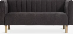 Clearance MAGLEBYSofá MAGLEBY 2,5 plazas tela marrón oscuro 2 Plazas|3 Plazas