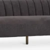 Clearance MAGLEBYSofá MAGLEBY 3 plazas tela marrón oscuro 2 Plazas|3 Plazas
