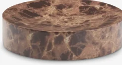Outlet MAKARYDBandeja vaciabolsillos MAKARYD Ø10xA2cm efecto mármol marrón Cuidado Personal|Accesorios