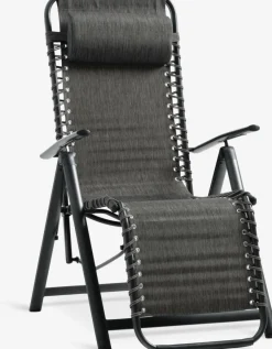 Discount MAKHOLMSillón relax MAKHOLM gris Sillas De Jardín|Sillas De Camping