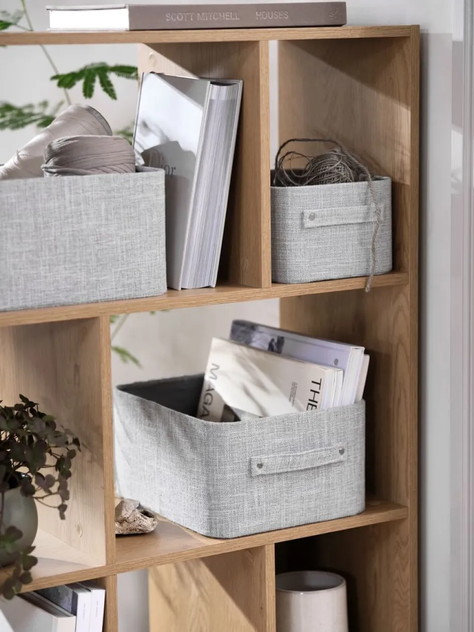 Discount MALTECesta MALTE A32xL27xA16cm gris Todas Las Cestas|Cestas Y Cajas