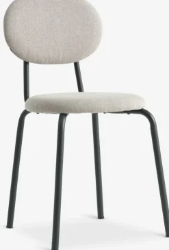Sale MALTSilla de comedor MALT tela arena/negro Sillas De Comedor
