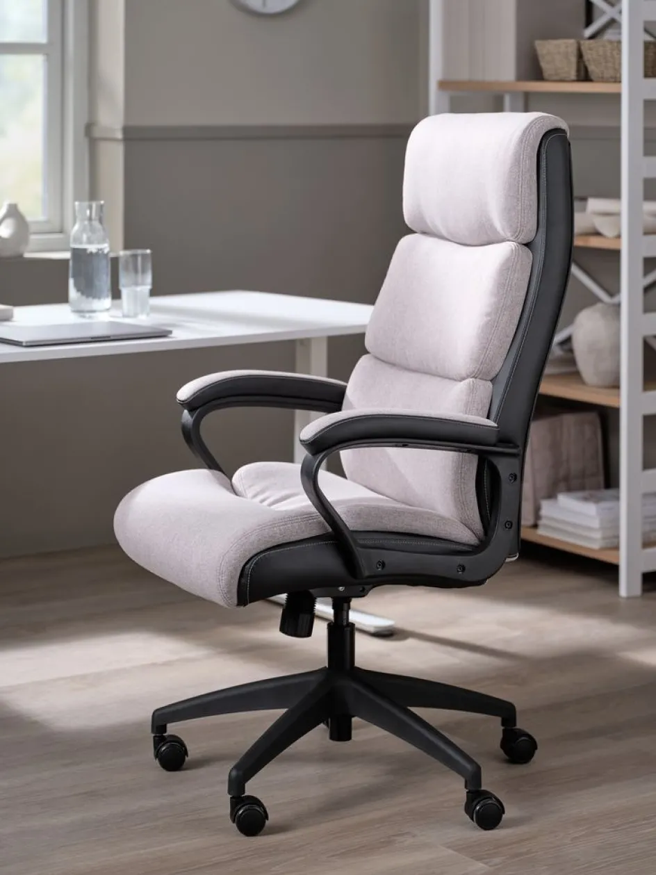 Online MARBJERGSilla de oficina MARBJERG polipiel negro/gris Sillas De Oficina|Sillas Gaming