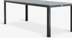 MARIELYST + MYSENMesa MARIELYST L205 + 4 sillas MYSEN gris Conjuntos Mesa Y Sillas De Jardín