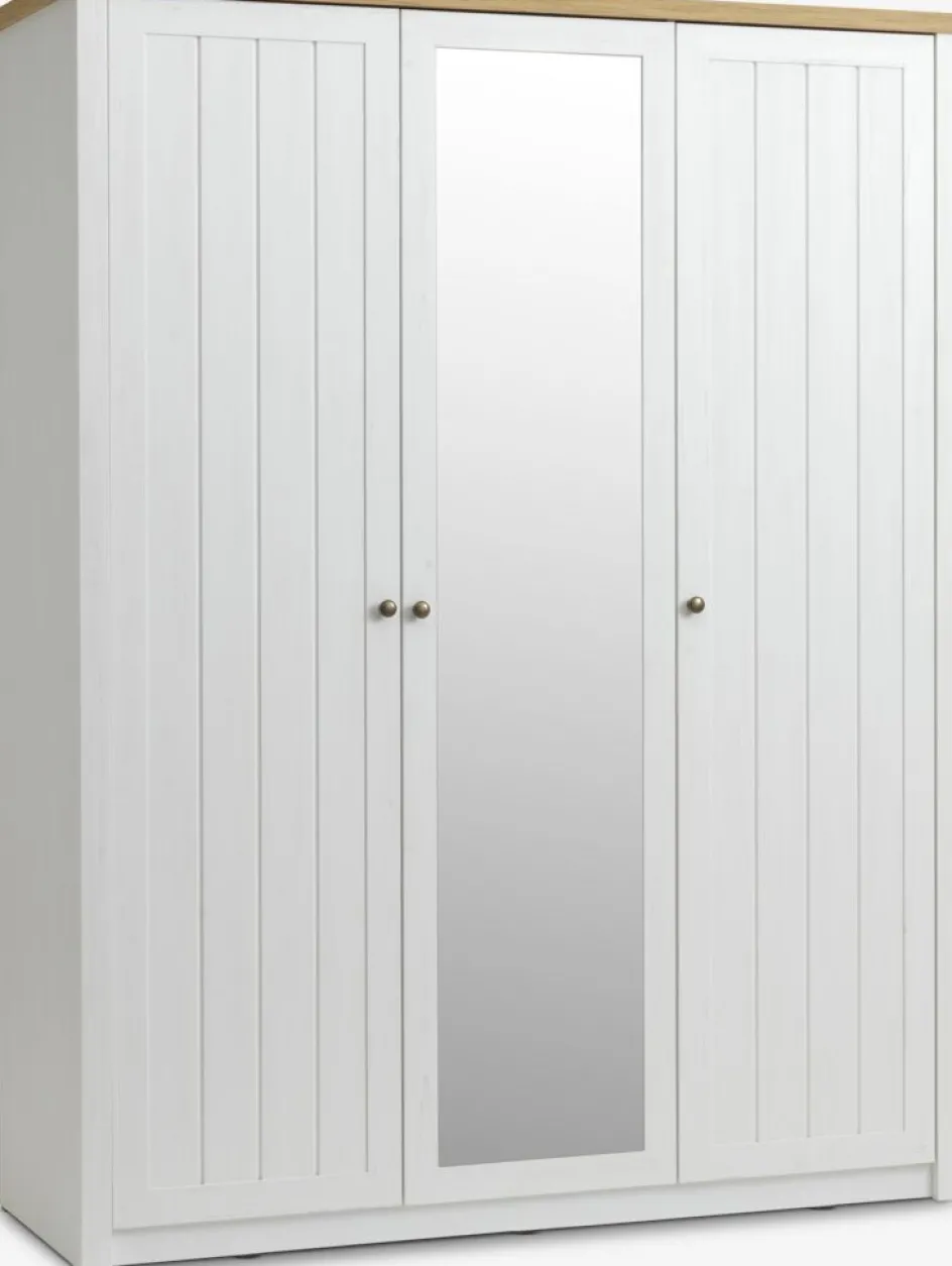 MARKSKELArmario MARKSKEL 162x210 blanco/color roble salvaje natural Armarios|Todos Los Armarios