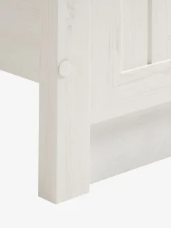 MARKSKELEstructura cama MARKSKEL 135x190 blanco/roble salvaje nat Estructuras De Cama|90 X 190 Cm