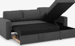Clearance MARSLEVSofá cama con chaise longue MARSLEV tela Sofás Cama|Sofás Cama
