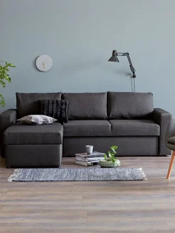 Clearance MARSLEVSofá cama con chaise longue MARSLEV tela Sofás Cama|Sofás Cama