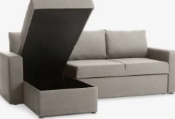 Clearance MARSLEVSofá cama con chaise longue MARSLEV tela Sofás Cama|Sofás Cama