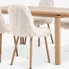 MEJLSKOV + JONSTRUPMesa MEJLSKOV L180 roble + 4 JONSTRUP felpa blanco crudo Mesas De Comedor|Conjuntos De Comedor