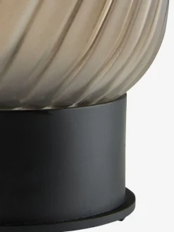 New MEJSELámpara a pilas MEJSE Ø14xA17cm marrón claro Iluminación Exterior