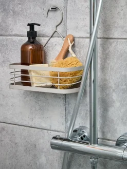 Discount MOHEDEstante de ducha MOHED A23xL12xA26,5cm beis Cuidado Personal|Almacenaje Para El Baño