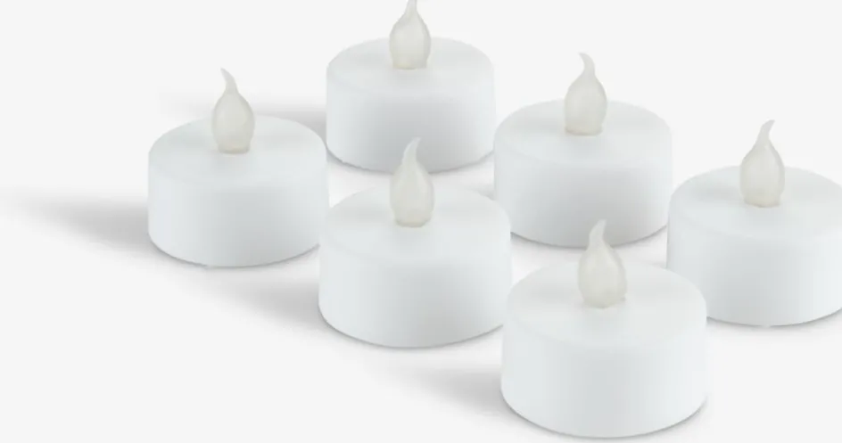 New MORGANVelitas LED MORGAN con temporizador 6 unidades Velas LED