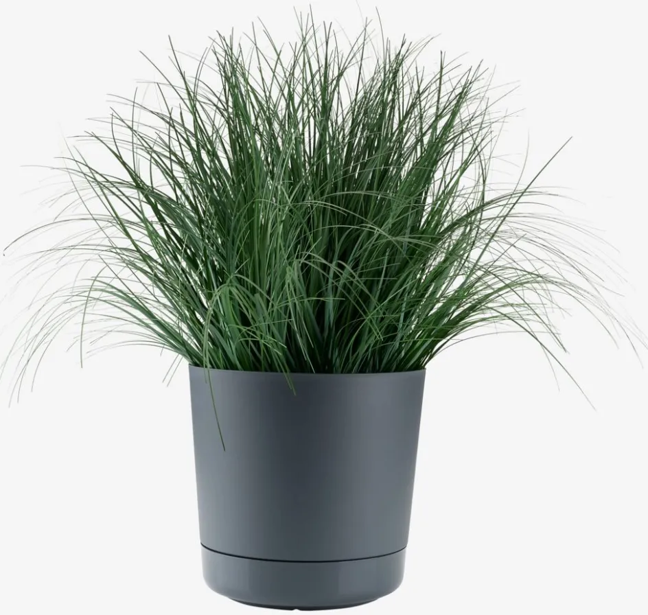 Outlet MORKULLAMacetero MORKULLA Ø28xA28cm gris antracita Maceteros