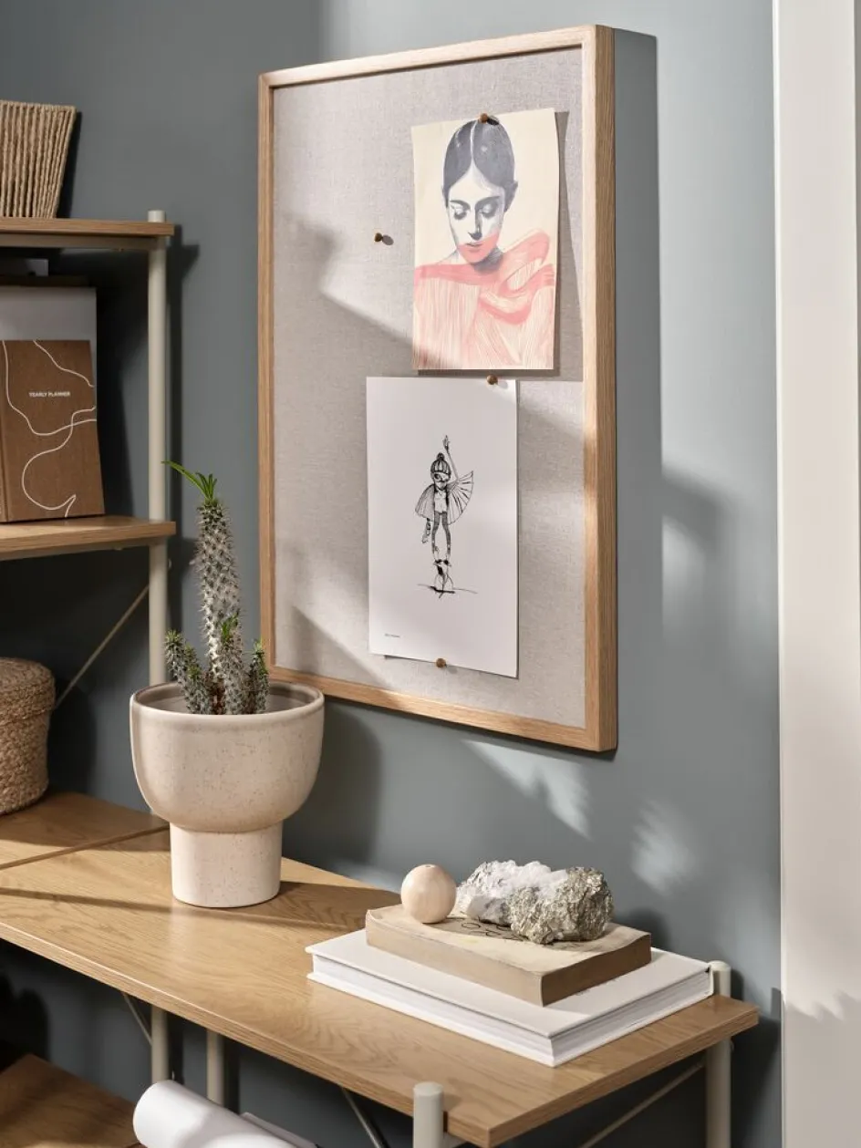 Outlet MOSEBYTablero de notas MOSEBY 50x70 5 chinchetas beis/roble Otros