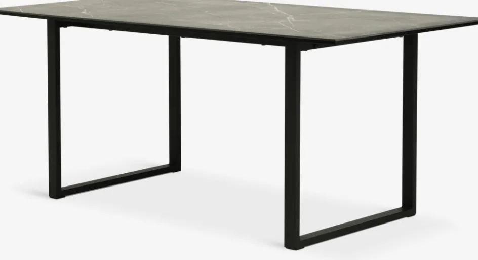 Sale MOSELUNDMesa de comedor MOSELUND 90x180 cerámica negro Mesas De Comedor