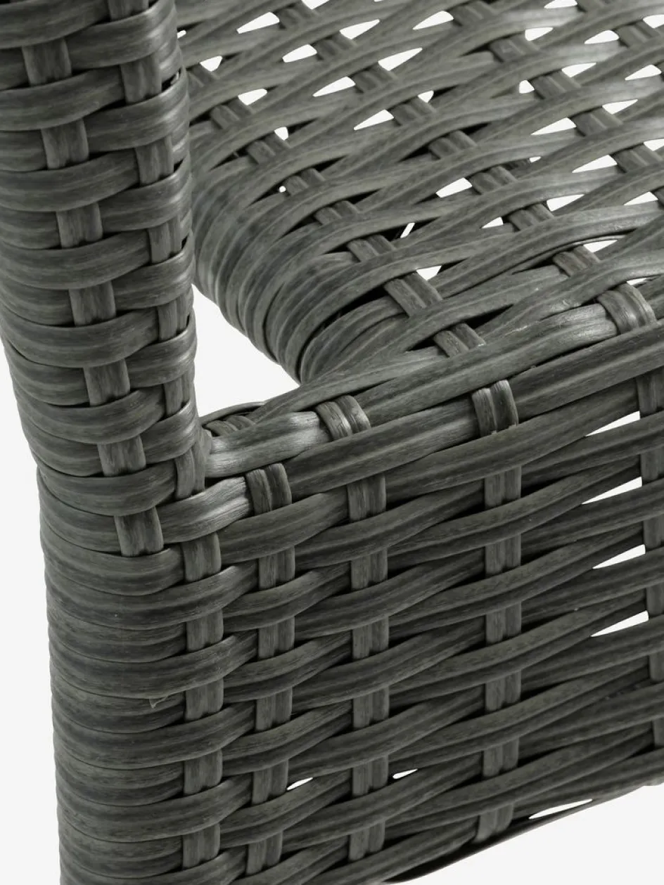 Discount MOSS + GUDHJEMMesa MOSS L214/315 + 4 sillas GUDHJEM gris Conjuntos Mesa Y Sillas De Jardín