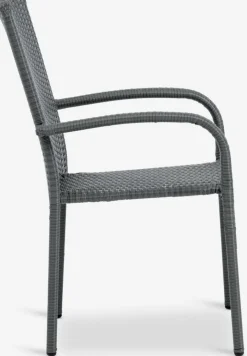 Discount MOSS + GUDHJEMMesa MOSS L214/315 + 4 sillas GUDHJEM gris Conjuntos Mesa Y Sillas De Jardín