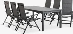 Online MOSS + MYSENMesa MOSS L214/315 + 4 sillas MYSEN gris Conjuntos Mesa Y Sillas De Jardín