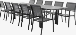 Sale MOSS + STRANDBYMesa MOSS L214/315 + 4 sillas STRANDBY gris Conjuntos Mesa Y Sillas De Jardín