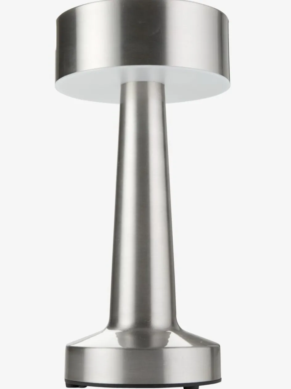 Outlet MUSVITLámpara de mesa recargable MUSVIT Ø11xA21cm cromo Iluminación Exterior