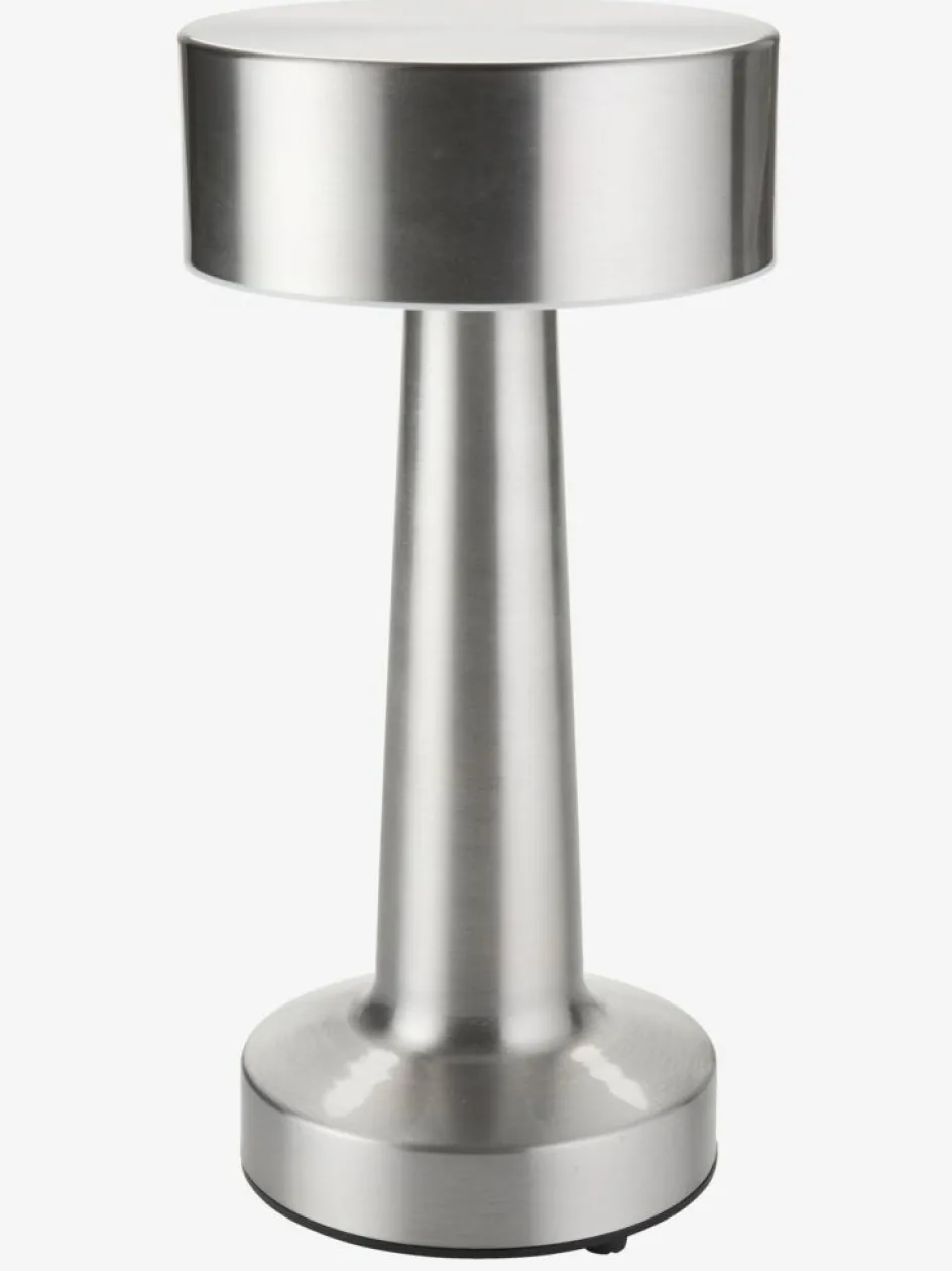 Outlet MUSVITLámpara de mesa recargable MUSVIT Ø11xA21cm cromo Iluminación Exterior