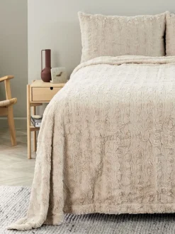 Sale MYGGBLOMColcha MYGGBLOM 220x240 beis Colchas|Colchas