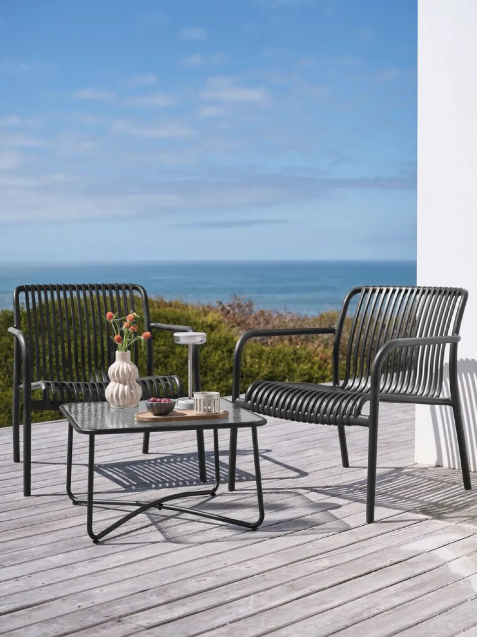 Best NABBENSillón de exterior NABBEN negro Sillas De Jardín|Muebles De Jardín