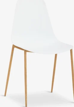Outlet NEDERBYSilla de comedor NEDERBY blanco/roble natural Sillas De Comedor