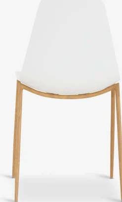 Outlet NEDERBYSilla de comedor NEDERBY blanco/roble natural Sillas De Comedor