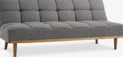 Outlet NEJEDESofá cama NEJEDE tela gris claro Sofás Cama|Sofás Cama