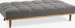 Outlet NEJEDESofá cama NEJEDE tela gris claro Sofás Cama|Sofás Cama