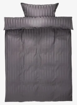 Outlet NELLGOLDJuego funda nórdica satén NELL 155x220 antracita Juegos De Funda Nórdica