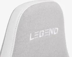 New NIBESilla gaming NIBE blanco/tela beis Sillas De Oficina|Sillas Gaming