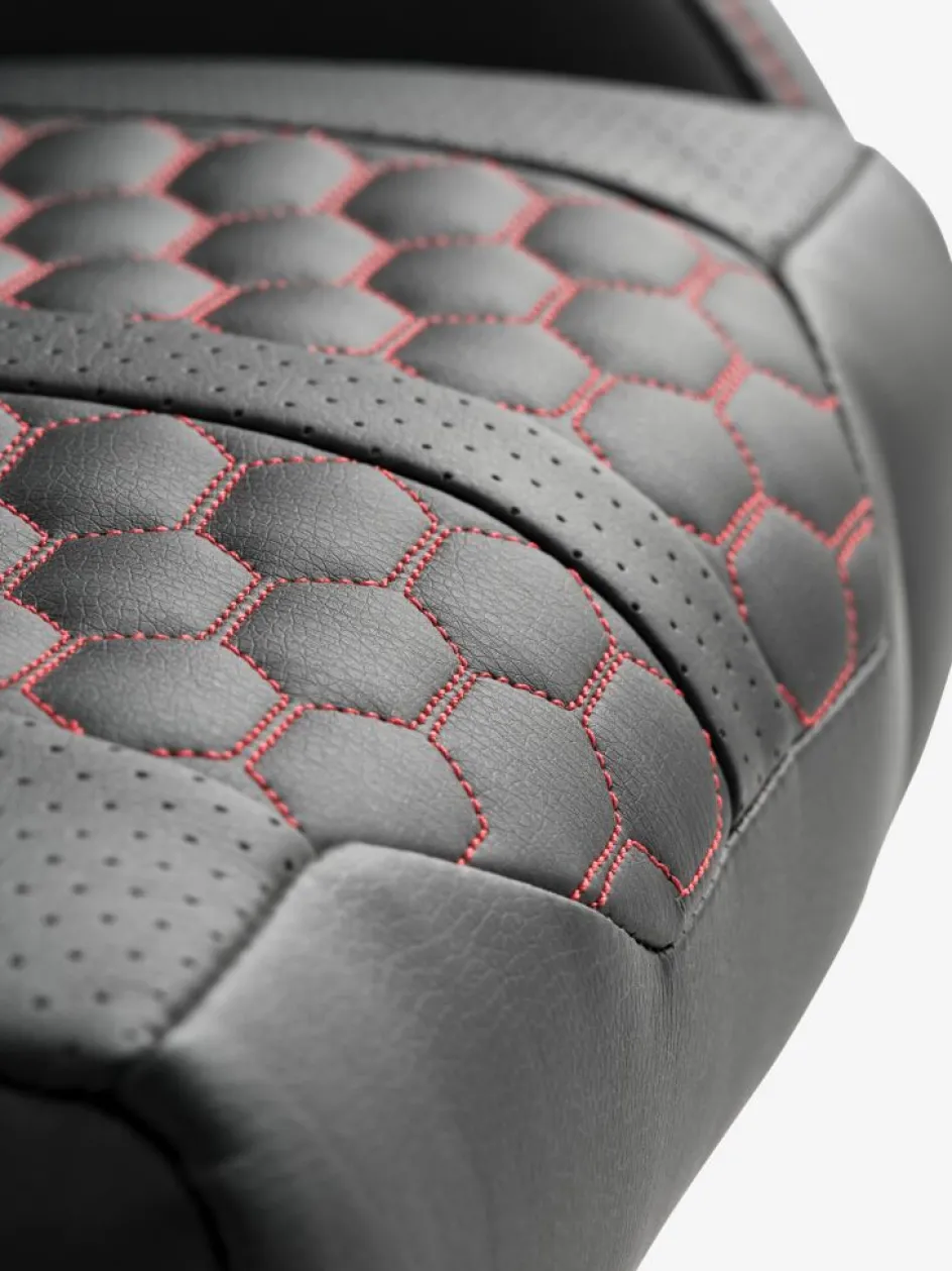 Discount NIBESilla gaming NIBE polipiel negro/rojo Sillas De Oficina|Sillas Gaming