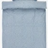 Online NINNAGOLDJuego funda nórdica hilo teñido NINNA 155x220 azul Juegos De Funda Nórdica