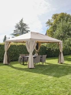 Sale NORDMARKACenador NORDMARKA A3xL4xA2,78m beis Cenadores Y Pérgolas