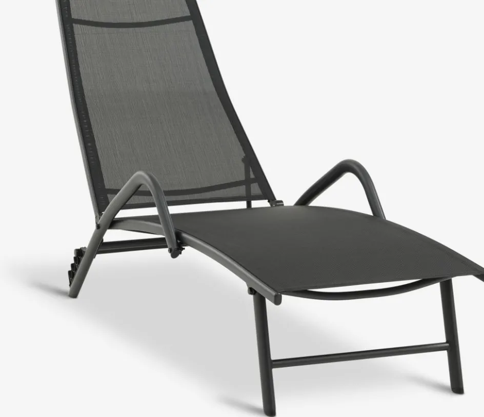 Best NORDSTRANDTumbona NORDSTRAND A59xL191 negro Muebles De Jardín|Tumbonas