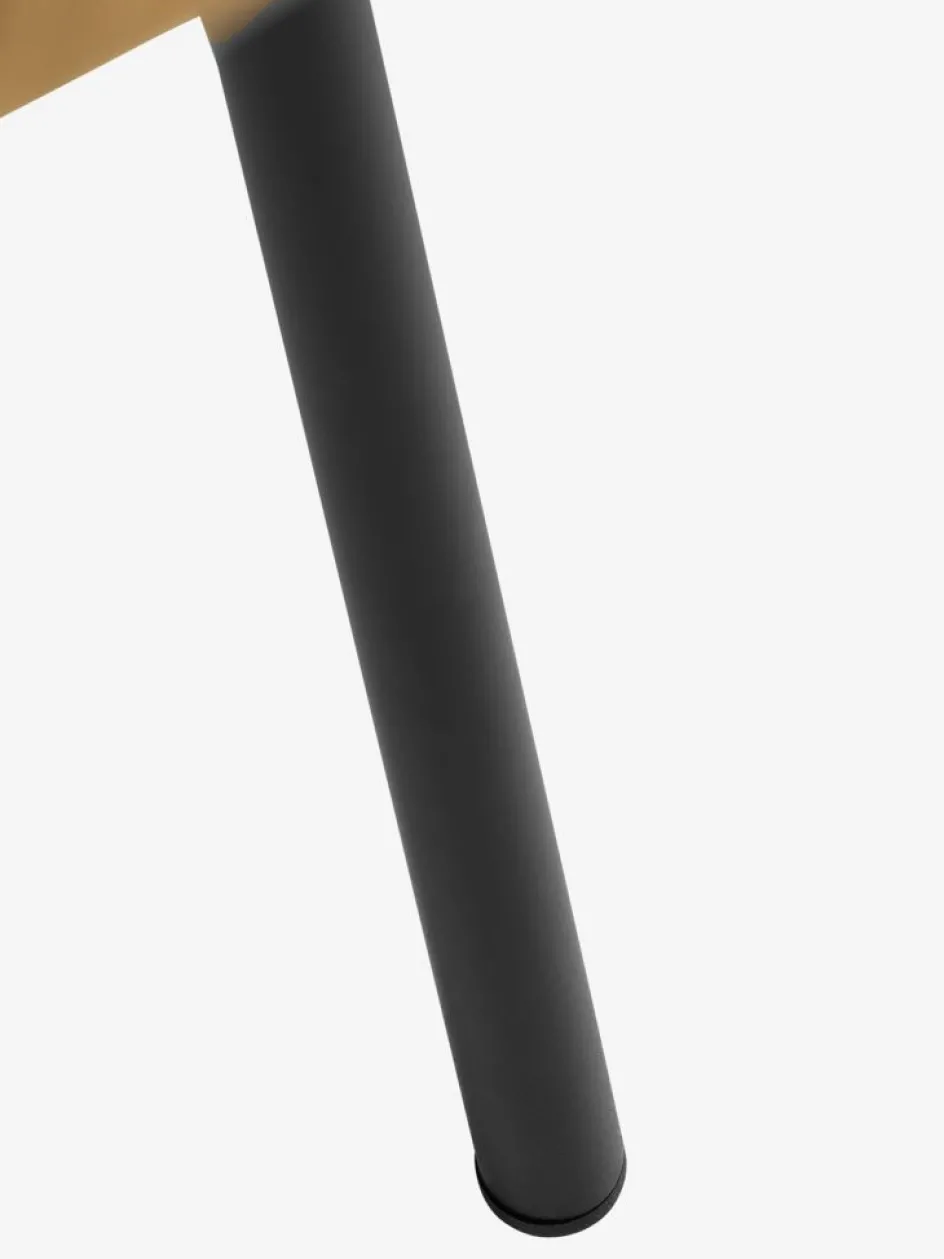 Online NYBOMesa auxiliar NYBO Ø40 color roble cálido/negro Mesas De Centro|Mesas Auxiliares