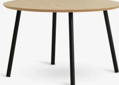 Discount NYBOMesa de centro NYBO Ø70 color roble cálido/negro Mesas De Centro|Mesas Auxiliares